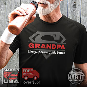 Grandpa - Like Superman, only better - Funny Superman T-shirt Gift