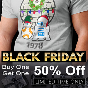 Funny Star Wars Droids Christmas T-Shirt Gift